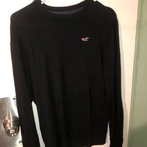 Large black hollister sweater